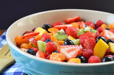 Summer Berry Fruit Salad With Honey Lime Glaze Serena Bakes Simply