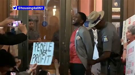 new york city public advocate jumaane williams among dozens arrested at rent control protest in