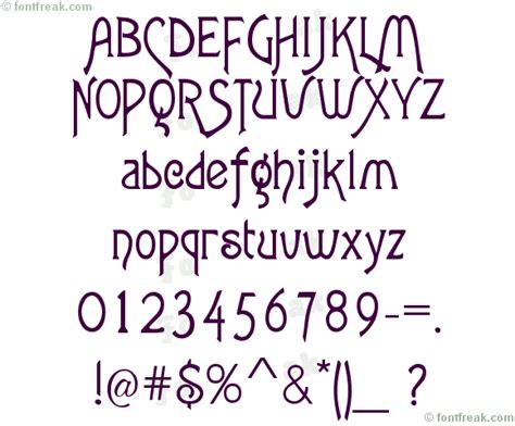 Font Freak Lansbury Freeware By Allen R Walden