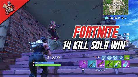 14 Kill Solo Win Xbox Fortnite Battle Royale Youtube
