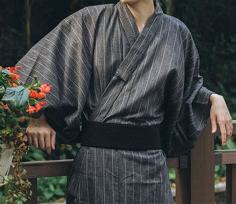 Mens Kimono Yukata Kimono Japanese Kimono Cotton Kimono Etsy