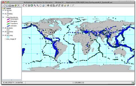 Javascript must be enabled to view our earthquake maps. Using AEJEE to Analyze Earthquake Patterns