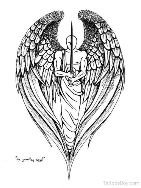 Guardian Angel Tattoo Design Tattoos Designs