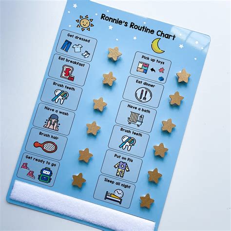 Childrens Daily Routine Board Craftly Ltd
