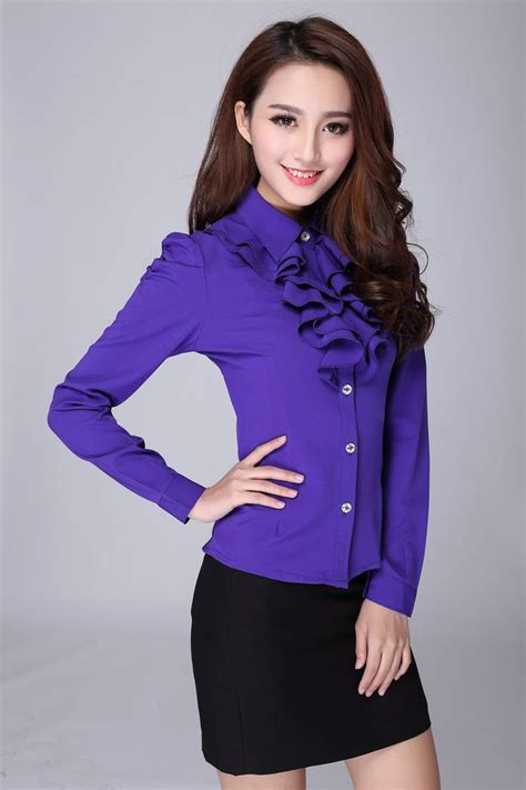 wholesale product snapshot product name is 2015 spring female shirt long sleeve slim solid color