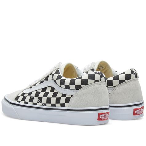 Dab your suede vans with white vinegar and water. Vans Old Skool Checkerboard Black & White | END.