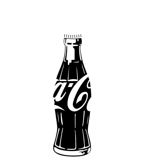 Coca Cola Bottle Outline Png