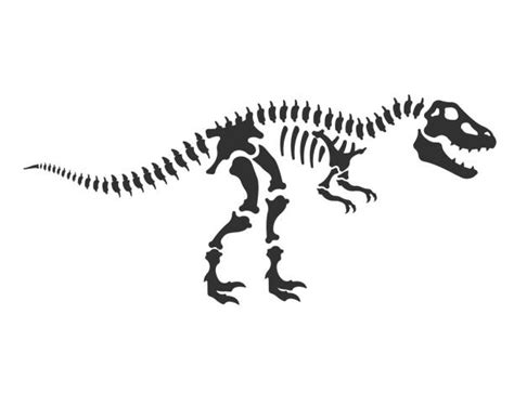 Dinosaur Clipart Dinosaurs Cut File Skeleton Tyrannos