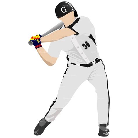 Free Clip Art Baseball Player Clipart Best