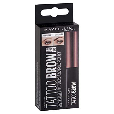3.8 out of 5 stars with 473 ratings. Review for Maybelline New York Brow Tattoo Longlasting Tint, Dark Brown, 4.9 ml