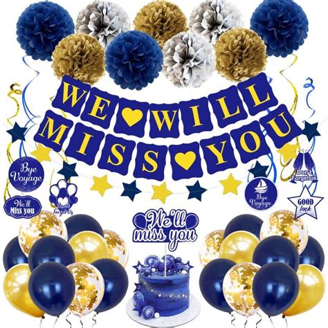Buy Farewell Party Decorations Supplies Kit For Women Men We Will Miss