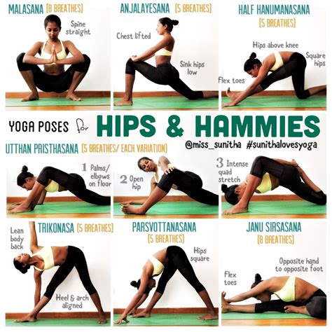 Hips And Hamstring Yoga Sequence Check Out Sunithalovesyoga On IG For