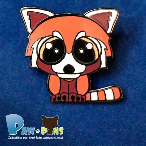 Cute Red Panda Enamel Pin Red Panda Pin T Hard Enamel Etsy