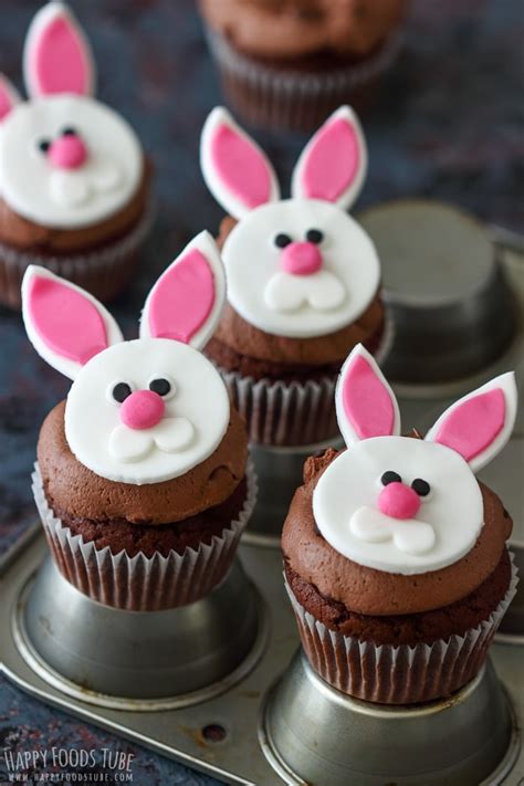 Easter Bunny Cupcakes Recipe Happy Foods Tube