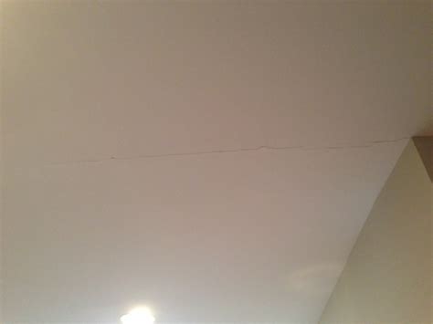 Cracks that are an 1 8 or 1 4 of an inch wide or more would easily fall. Are cracks in Ceiling normal? (wood floors, roof ...
