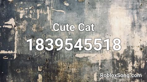 Cute Cat Roblox Id Roblox Music Codes