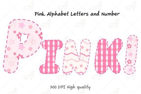 Pink Alphabet A Z Symbol And Number Graphic By Anaya · Creative Fabrica