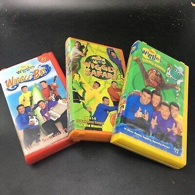 The Wiggles Lot Of Vhs Tapes Wiggle Time Yummy Yummy Safari Wiggly My XXX Hot Girl