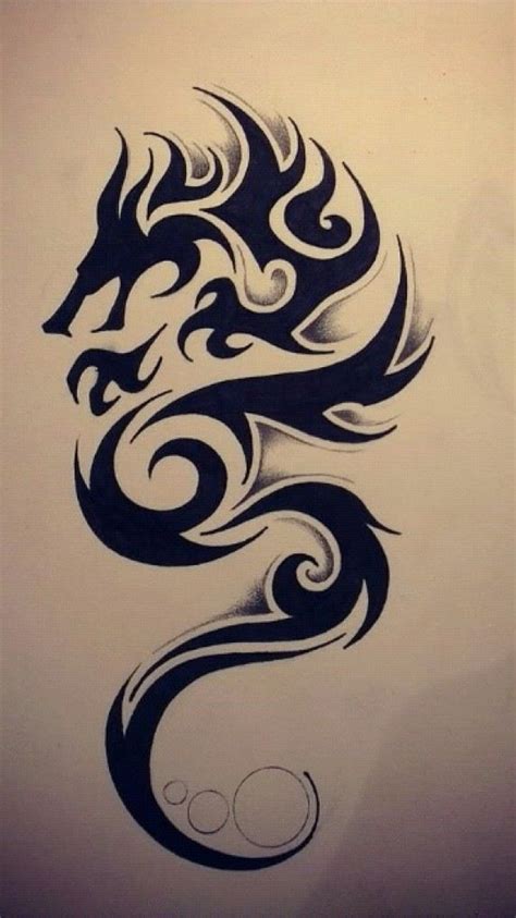 The 25 Best Tribal Dragon Tattoos Ideas On Pinterest Dragon Tattoo