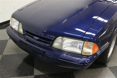 1988 Ford Mustang Lx 50 94217 Miles Dark Shadow Blue Coupe 50 Liter