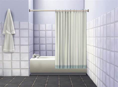 My Sims 4 Blog Bathtub Curtain By Plasticbox Mts