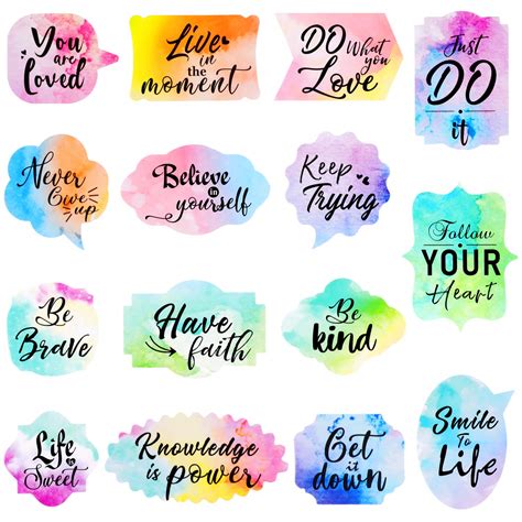 480 Pieces Motivational Stickers Inspiring Planner Stickers