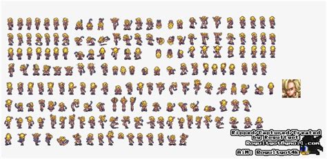 Action Rpg Character Sprite Transparent Png 857x363 Free Download