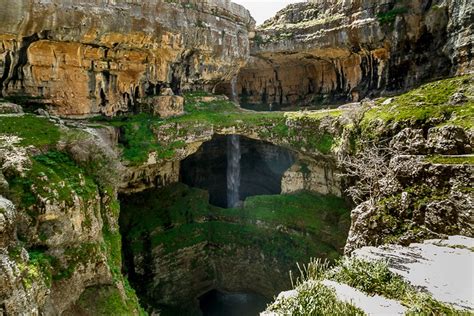 Baatara Gorge Waterfall Lebanon Video