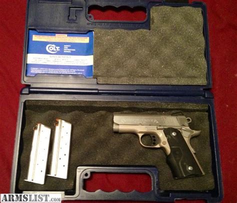 Armslist For Saletrade Colt Defender 9mm With Laser Grips