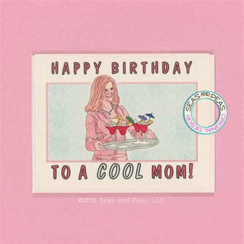 Mean Girls Birthday Card Mean Girls Funny By Seasandpeas On Etsy
