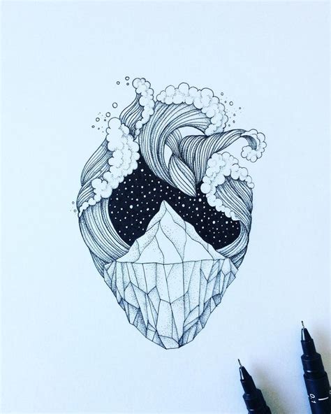 68 Popular Spring Tattoo Art Design Ideas 2020 Tattoo Heart Drawing Ice Heart Art Tattoo