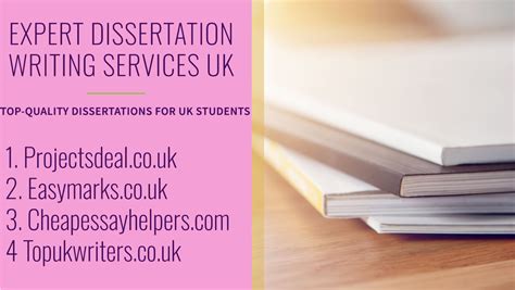 Best Dissertation Writing Services In Uk Top 7 Trusted Websites