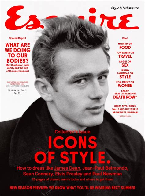 James Dean Esquire Magazine Cover United Kingdom February 2015