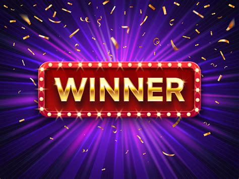All word, pdf templates provided in this website for download are totally free. Winner Banner Win Congratulations Vintage Frame Golden ...