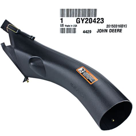 John Deere Original Equipment Lower Bagger Discharge Chute Gy20423 Ebay