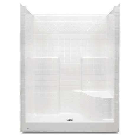 Aquatic Everyday 60 In X 36 In X 76 In 1 Piece Shower Stall With