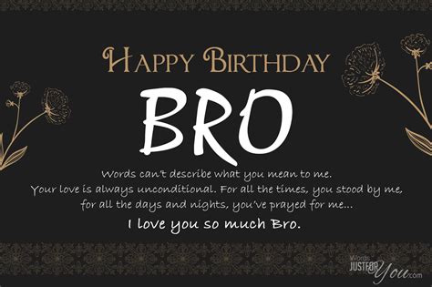 Happy Birthday Brother | Words Just for You! - Free Downloads and Free ...