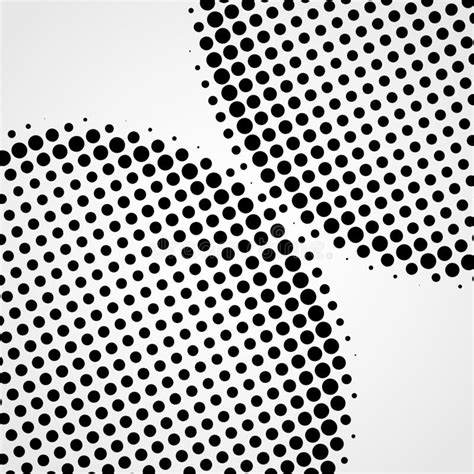 Halftone Abstract Vector Black Dots Design Element Isolated On A White