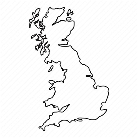 Printable Blank Uk Map With Outline Transparent Png Map Pdf Images