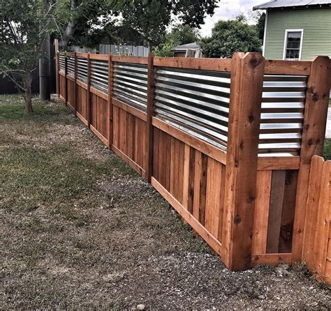 40 Corrugated Metal Fence Ideas To Create A Private Space With A Low