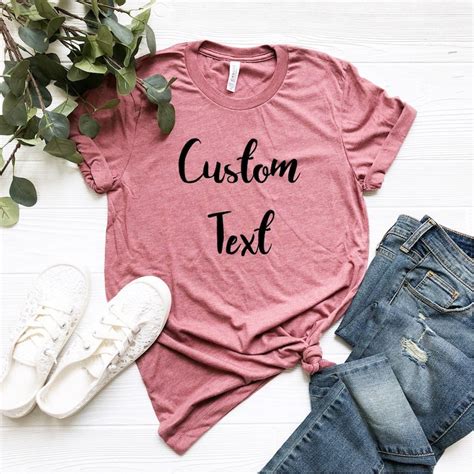 Custom Shirt Custom Shirts Custom T Shirt Personalized Etsy