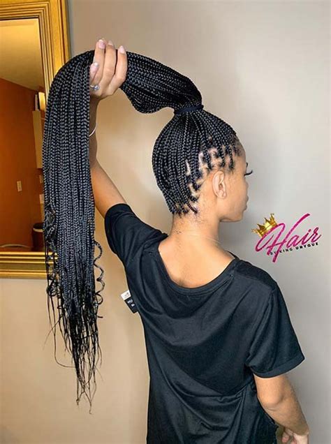 As you might have guessed already, knotless box braids are another variation of box braids. 23 Pretty Small Box Braids Frisuren zum Ausprobieren ...