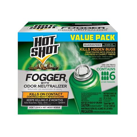 Hot Shot Insect Fogger 6 With Odor Neutralizer Aerosol 2 Oz Instacart