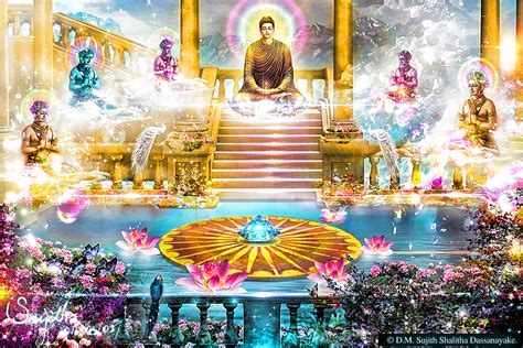 The Lord Buddha In Heaven By Sujithshalitha On Deviantart