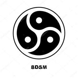 Bdsm Logo Znak Dla Sadist Masochista Miłości Emblemat Dla Fanów Ha