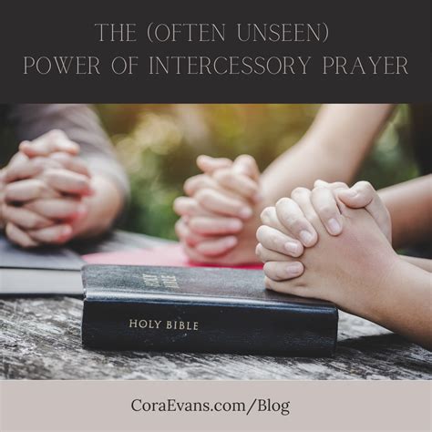 “prayer Of Intercession Offers Us A Beautiful Opportunity To Bless