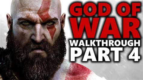 God Of War Ps4 Gameplay Walkthrough Part 4 Youtube