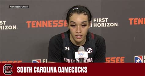 Postgame Press Conference Tennessee Brea Beal University Of South Carolina Athletics
