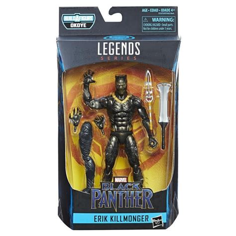 Marvel Black Panther 6 Inch Legends Erik Killmonger Figure Black