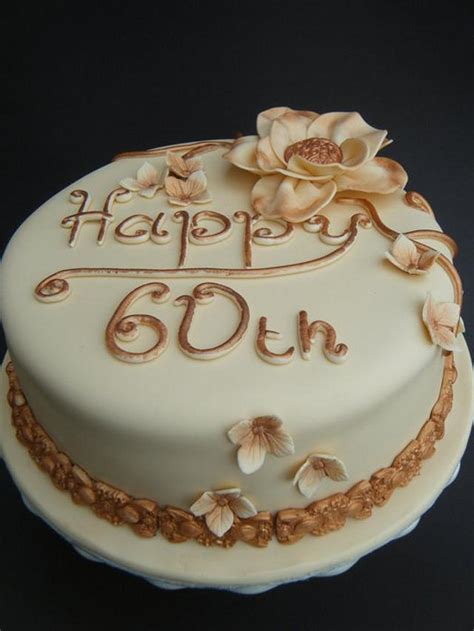 60th Birthday Cake Decorated Cake By Lorraine Mcgarry Cakesdecor